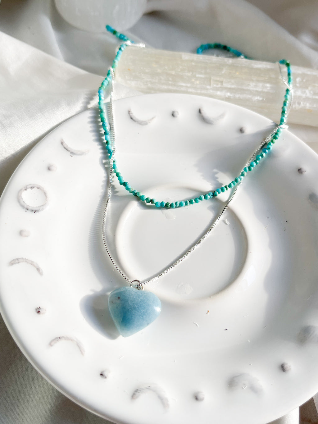 Mix De Colares Turquoise Prata 925