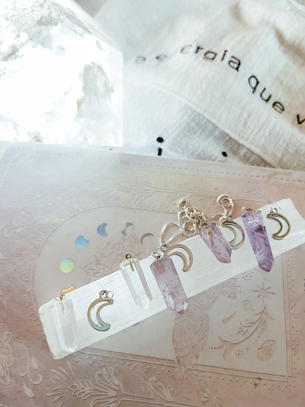 Colar Minimal Prata(Quartzo Cristal)