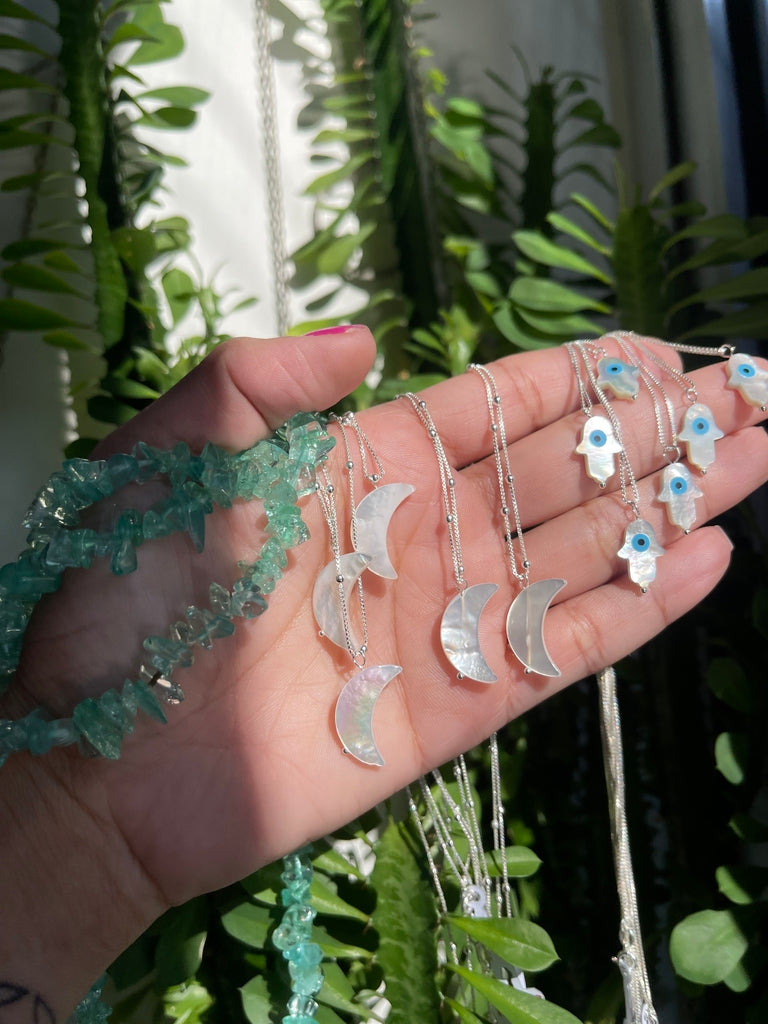 Colar Hamsa Prata 925