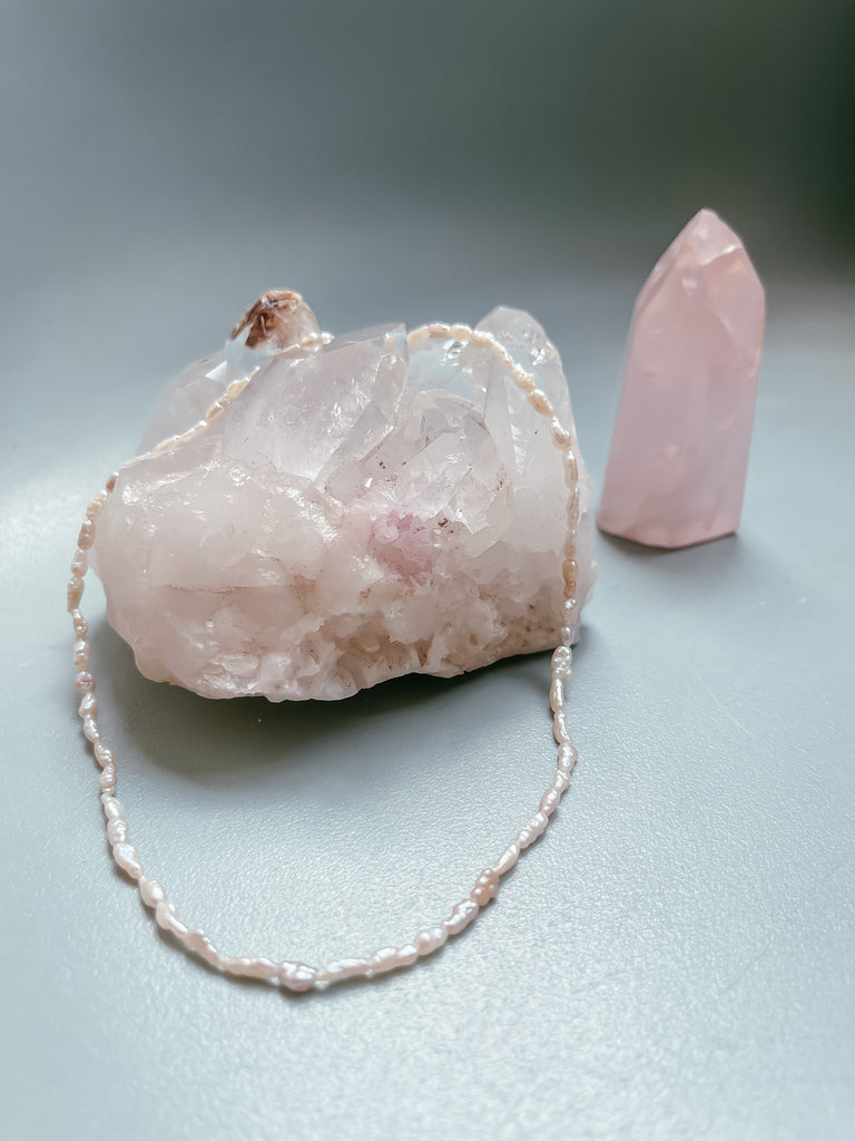 Choker Pérola Barroca Natural Prata 925