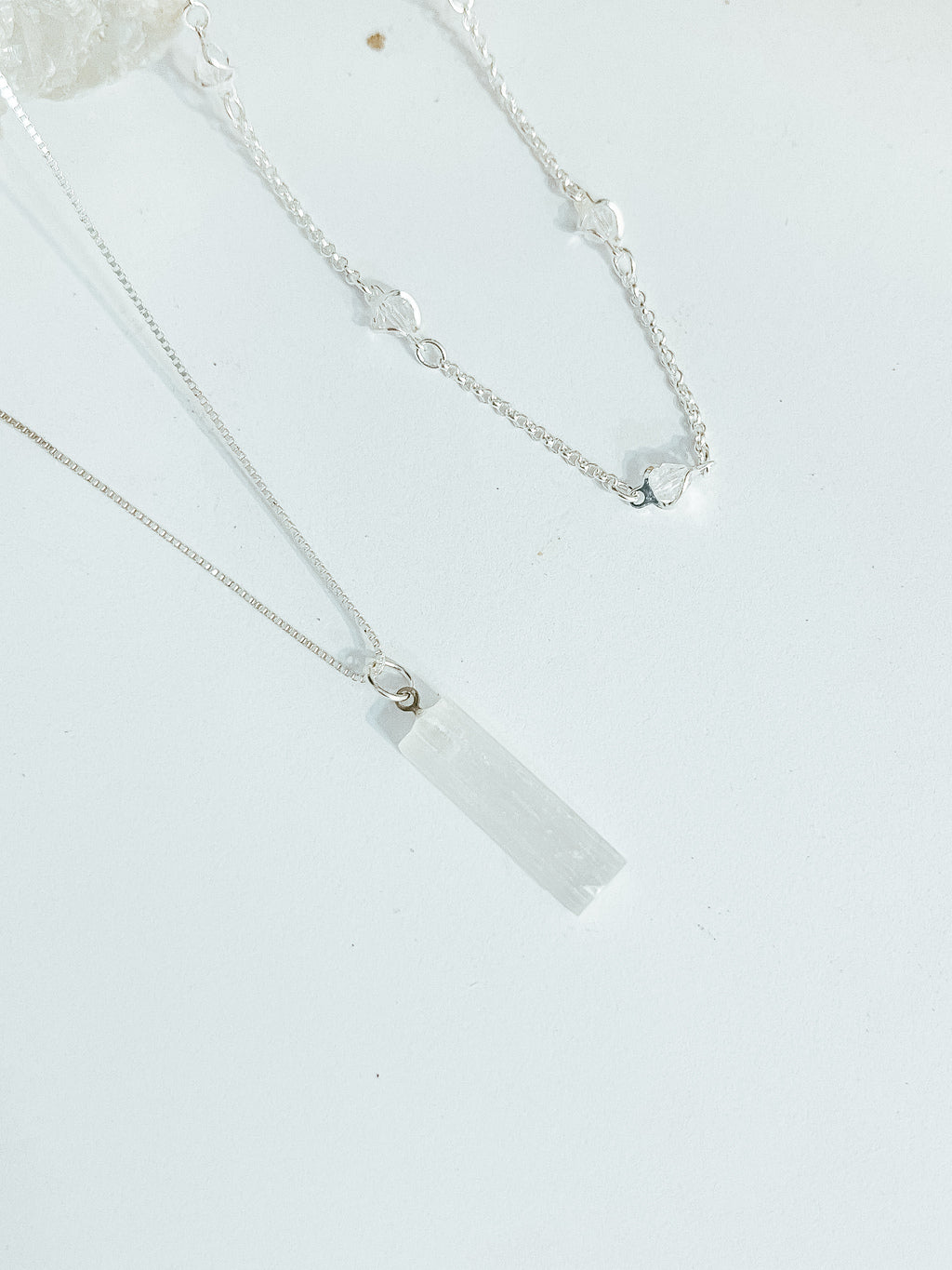 Mix De Colares Selenite Prata 925