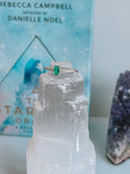 Anel Microzirconias Esmeralda Prata 925(16)
