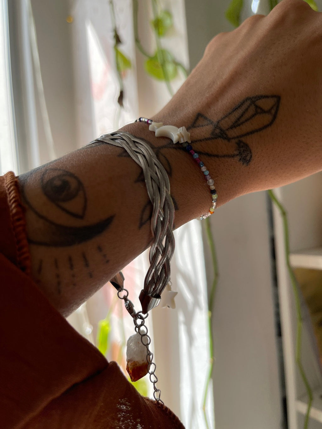 Pulseira Trança Aço Inoxidável
