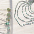 Mix De Colares Água Marinha Azul Prata 925