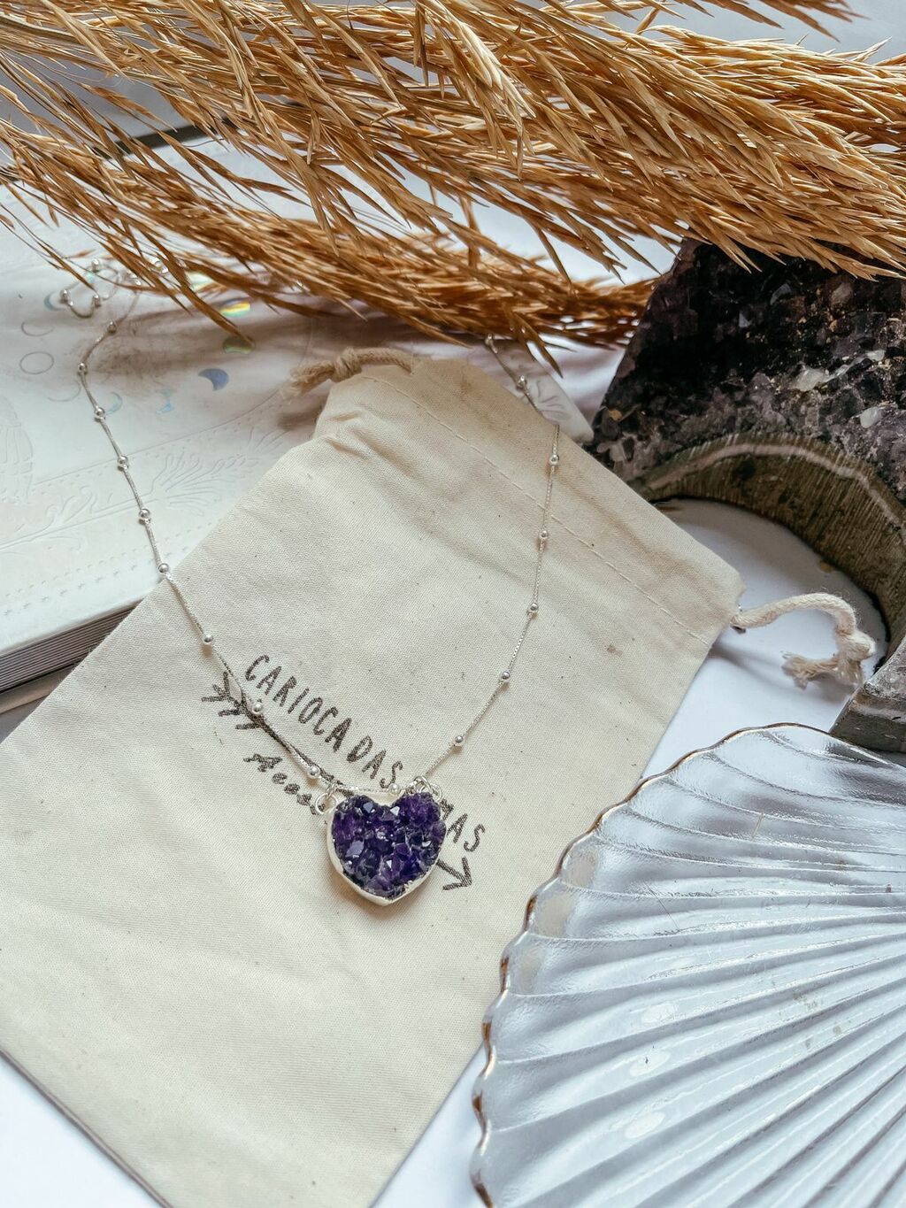 Colar Amuleto Sentir Prata 925 2.1 (Pré-Venda)